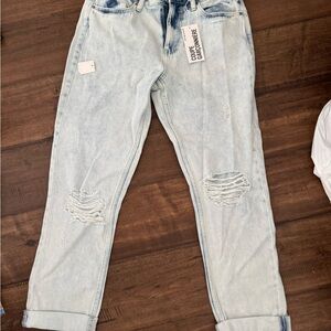 Distressed Light Wash Jeans